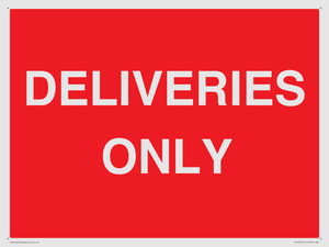 DELIVERIES ONLY